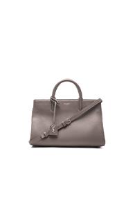 Saint Laurent Small Monogramme Rive Gauch Bag In Gray