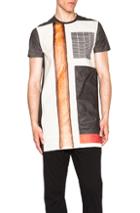 Rick Owens Graphic Cyclops Tee In Gray,black