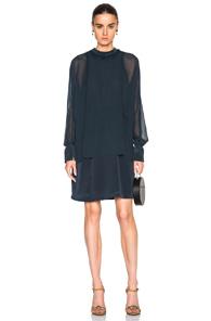 3.1 Phillip Lim Dolman Sleeve Dress In Blue