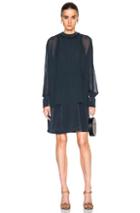 3.1 Phillip Lim Dolman Sleeve Dress In Blue