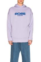 Martine Rose Collapsed Hoodie In Purple