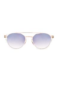 Barton Perreira Boleyn Sunglasses In Metallics