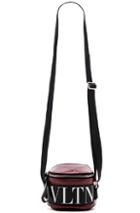 Valentino Cross Body Bag In Red,metallic