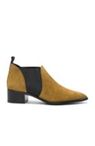 Acne Studios Suede Jenny Booties In Brown