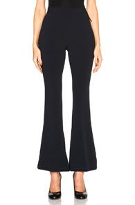 Marni Stretch Cady Trousers In Blue