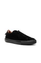 Givenchy Knots Urban Low Velvet Sneakers In Black