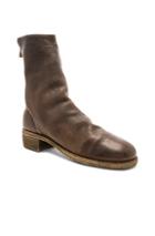 Guidi Baby Buffalo Full Grain Back Zip Boots In Brown