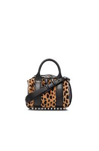 Alexander Wang Mini Rockie Bag In Black,animal Print