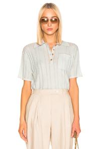 Acne Studios Karina Knit Top In Blue