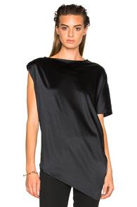 Ann Demeulemeester Drape Top In Black