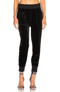 Rag & Bone/jean Scout Velvet Pant In Black