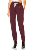 Re/done Sweatpant With Embroidery In Red