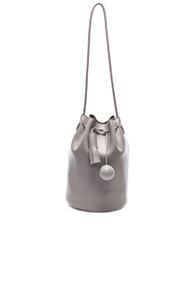 Building Block Bucket Bag In Gray