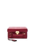 Mark Cross Grace Large Box Bag In Red