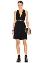 Alexander Wang Grommet Mini Dress In Black