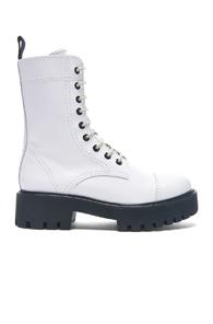 Alexachung Heavy Tread Flat Boot In White