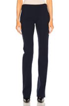 Ryan Roche Wide Leg Trouser In Blue