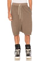 Drkshdw By Rick Owens Pod Shorts In Neutrals,brown