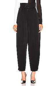 Givenchy High Waist Large Fit Pant In Black