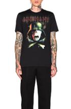 Givenchy Cuban Fit Army Skull Tee In Black