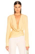 Jacquemus Anil Top In Yellow