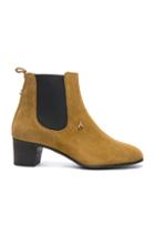 Acne Studios Suede Hely Boots In Brown