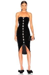 Veronica Beard Velvet Palo Dress In Black