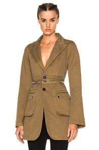 Givenchy Zip Detail Jacket In Brown