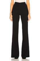 Victoria Beckham Flared Trousers In Black