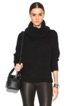 Superfine Bomber Sweater In Black