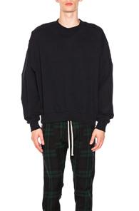 Fear Of God Heavy Terry Crewneck In Blue