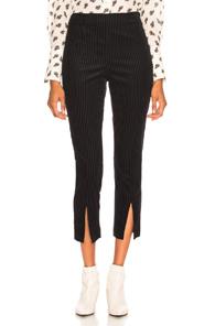 Frame Split Front Pant In Blue,stripes