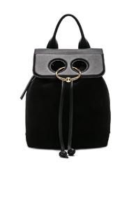 Jw Anderson Mini Pierce Backpack In Black