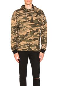 Balmain Oversized Hoodie In Abstract,green