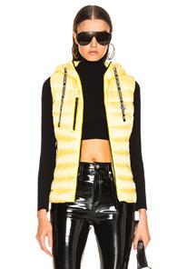Moncler Sucrette Vest In Yellow