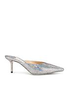 Jimmy Choo Rav 65 Hologram Heel In Metallic