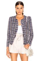 Iro Frannie Jacket In Blue,pink