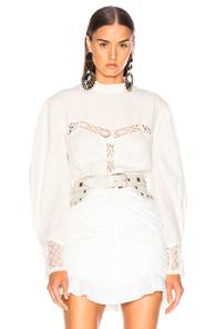 Isabel Marant Lyneth Top In White