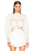 Isabel Marant Lyneth Top In White