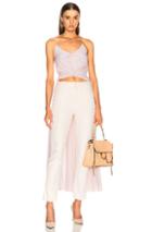 Caroline Constas Cape Tank In Pink,stripes