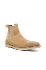 Common Projects Suede Chelsea Boots In Neutrals