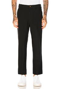 Comme Des Garcons Homme Plus Ester Double Cloth Twill Pants In Black