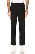Comme Des Garcons Homme Plus Ester Double Cloth Twill Pants In Black