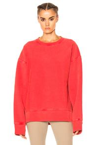 Yeezy Season 3 Diagonal Fleece Sweatshirt In Red