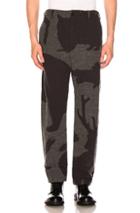 Engineered Garments Wool Jacquard Benson Trousers In Abstract,gray
