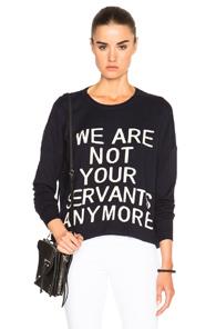 Each X Other Robert Montgomery Servants Sweatshirt In Blue