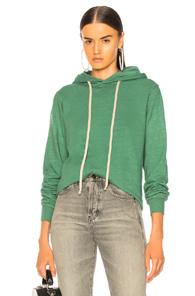 Drkshdw By Rick Owens Pullover Hoodie In Green