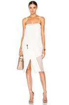 Prabal Gurung Crepe Tank Dress In White,neutrals