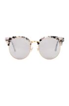 Gentle Monster Moon Cut Sunglasses In Abstract,metallics