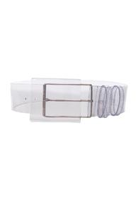 Maison Margiela Pvc Belt In Neutrals